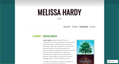 Desktop Screenshot of melissahardy.com